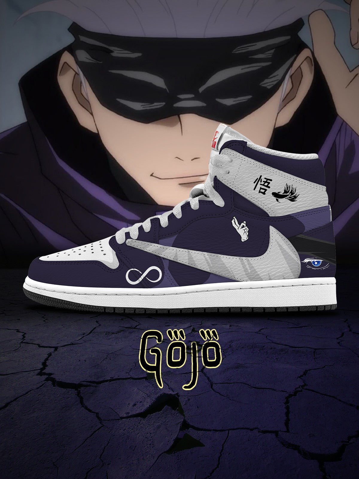Satoru Gojo V.9 Custom TS High Sneakers