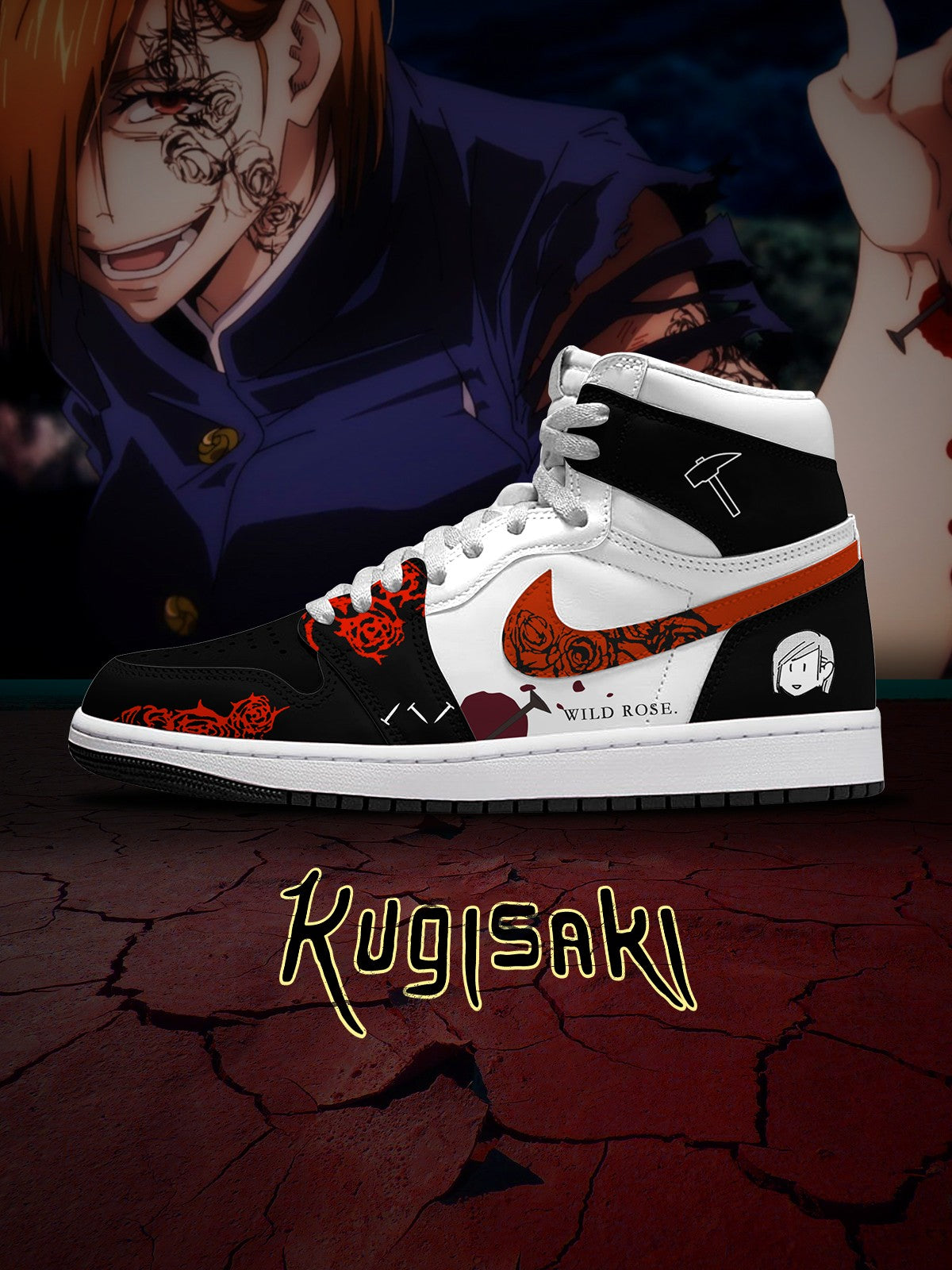 Nobara Kugisaki V.1 Custom High-Top Sneakers