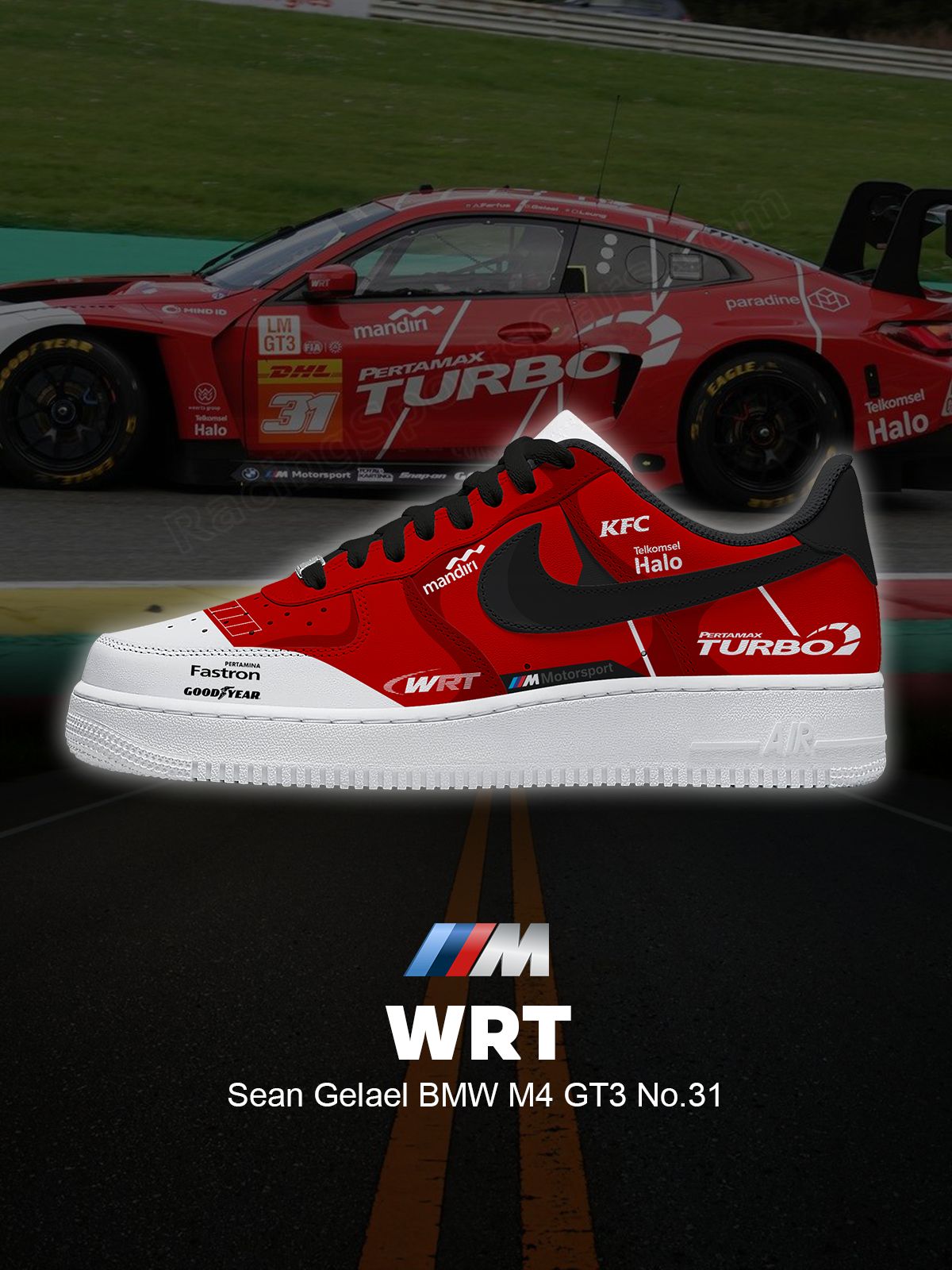 WRT M4 GT3 Nr. 31 Custom Sneakers
