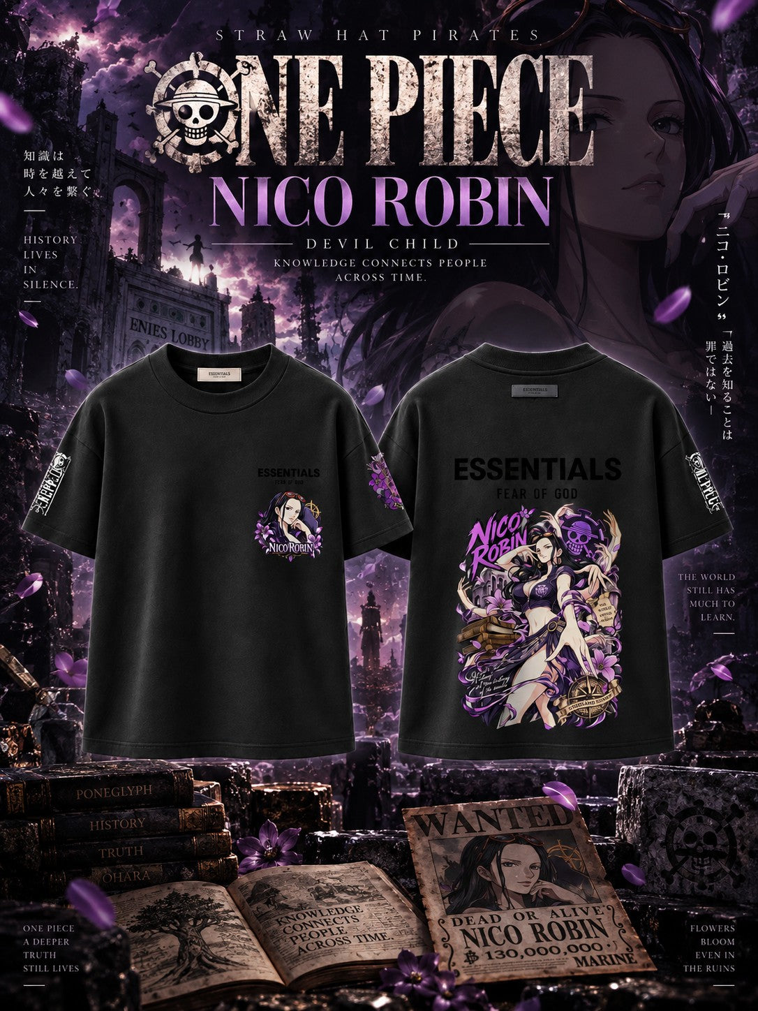 Nico Robin V.1 Custom Ess. T-Shirt