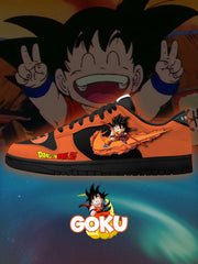Son Goku V.4 Custom Court-Low Sneakers