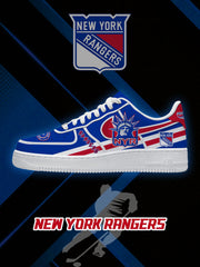 NYR Hockey V.2 Custom Air-Style Sneakers