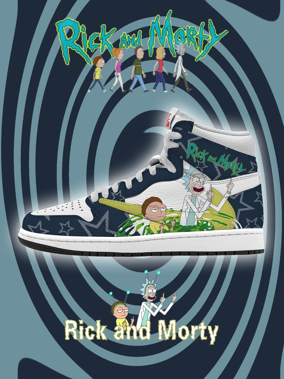 R und M V.2 Custom TS High Sneakers