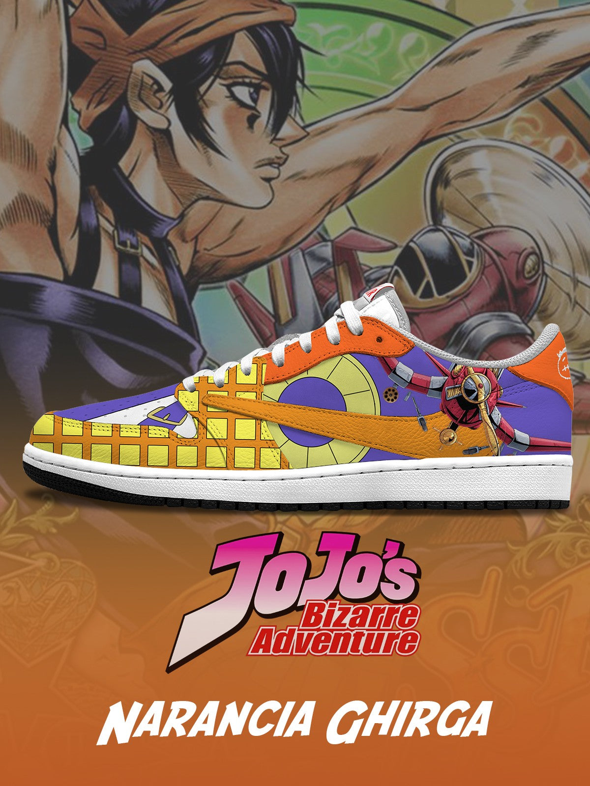 Narancia Ghirga V.2 Custom TS Low Sneakers
