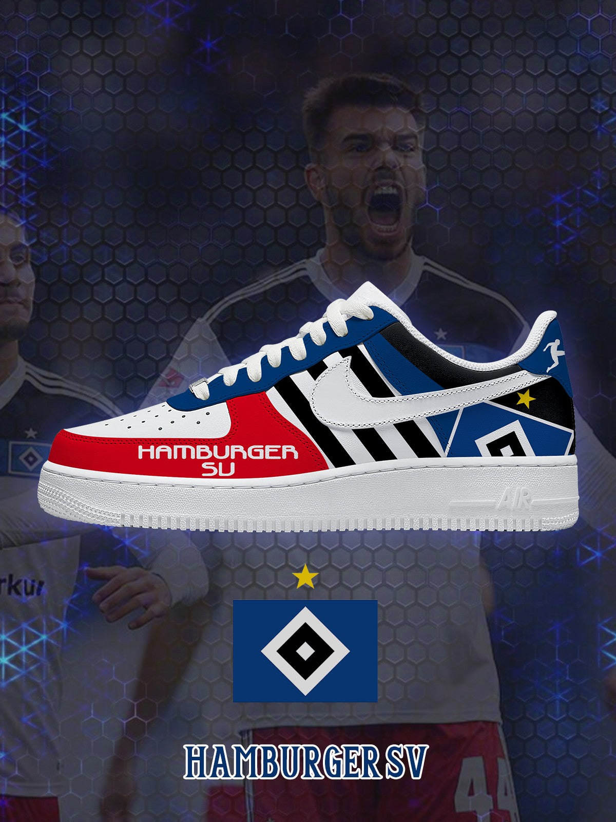 Hamburg V.1 Custom Air-Style Sneakers