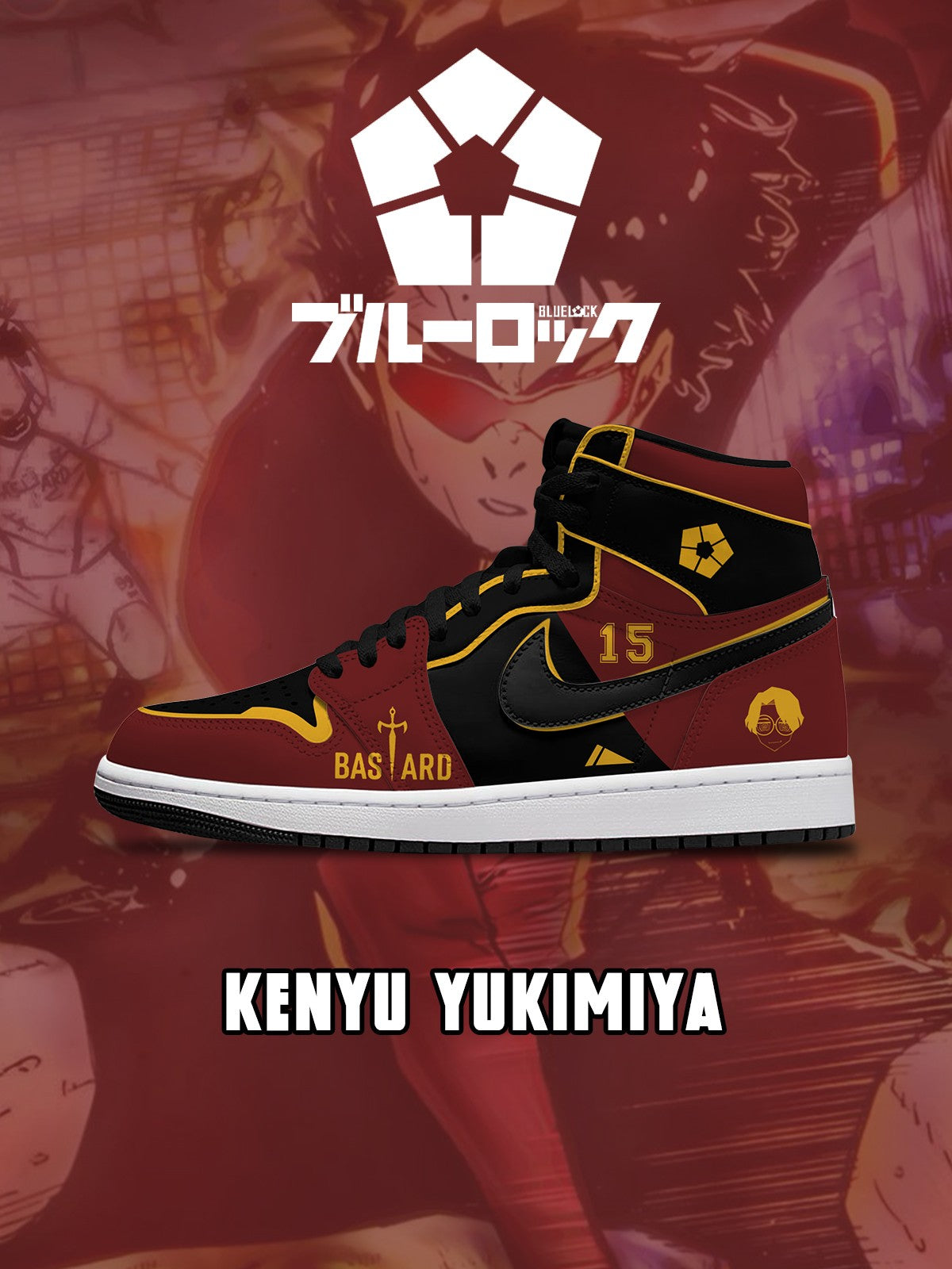 Kenyu Yukimiya V.2 Custom High-Top-Sneaker