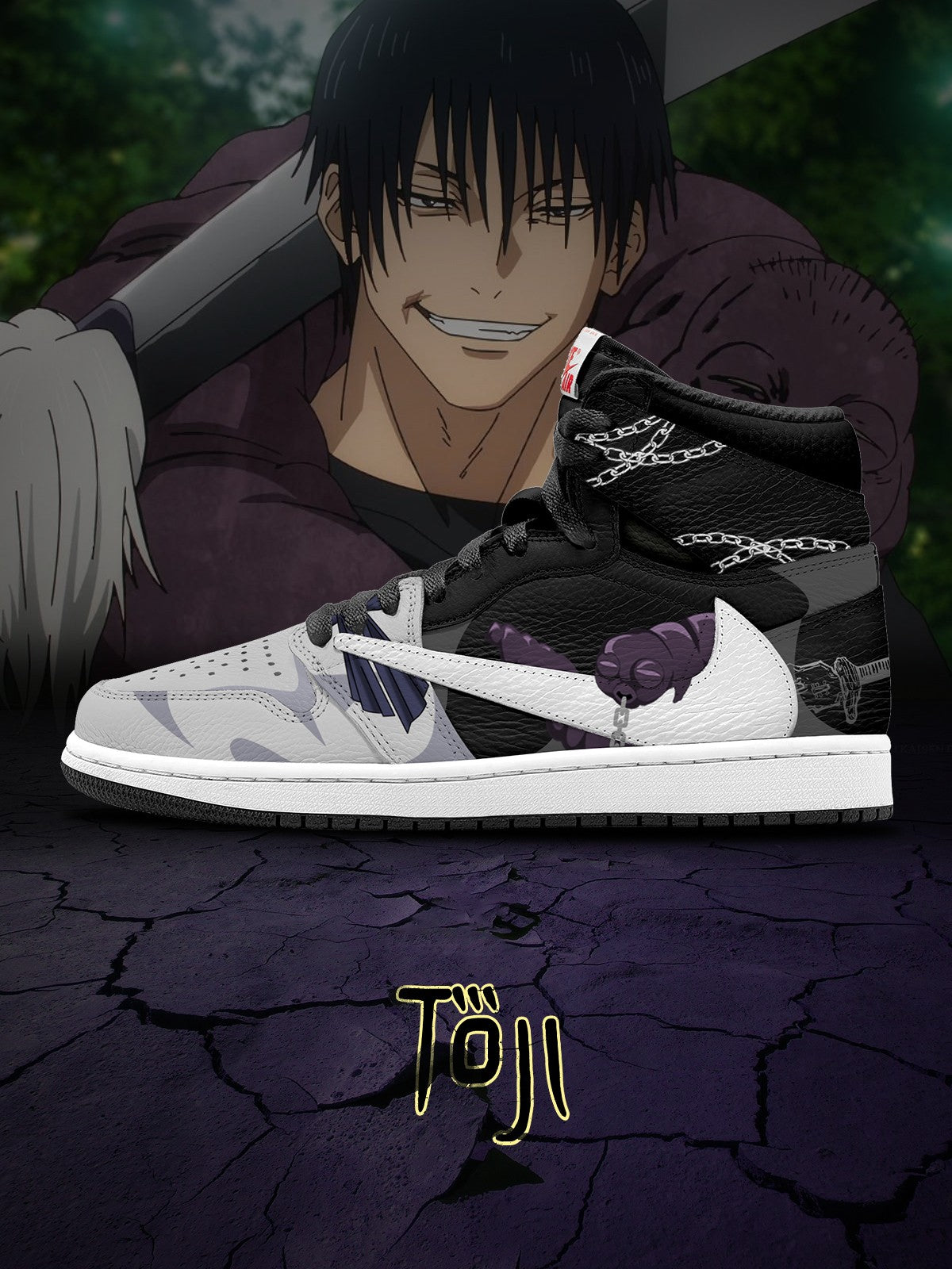 Toji Fushiguro V.3 Custom TS High Sneakers
