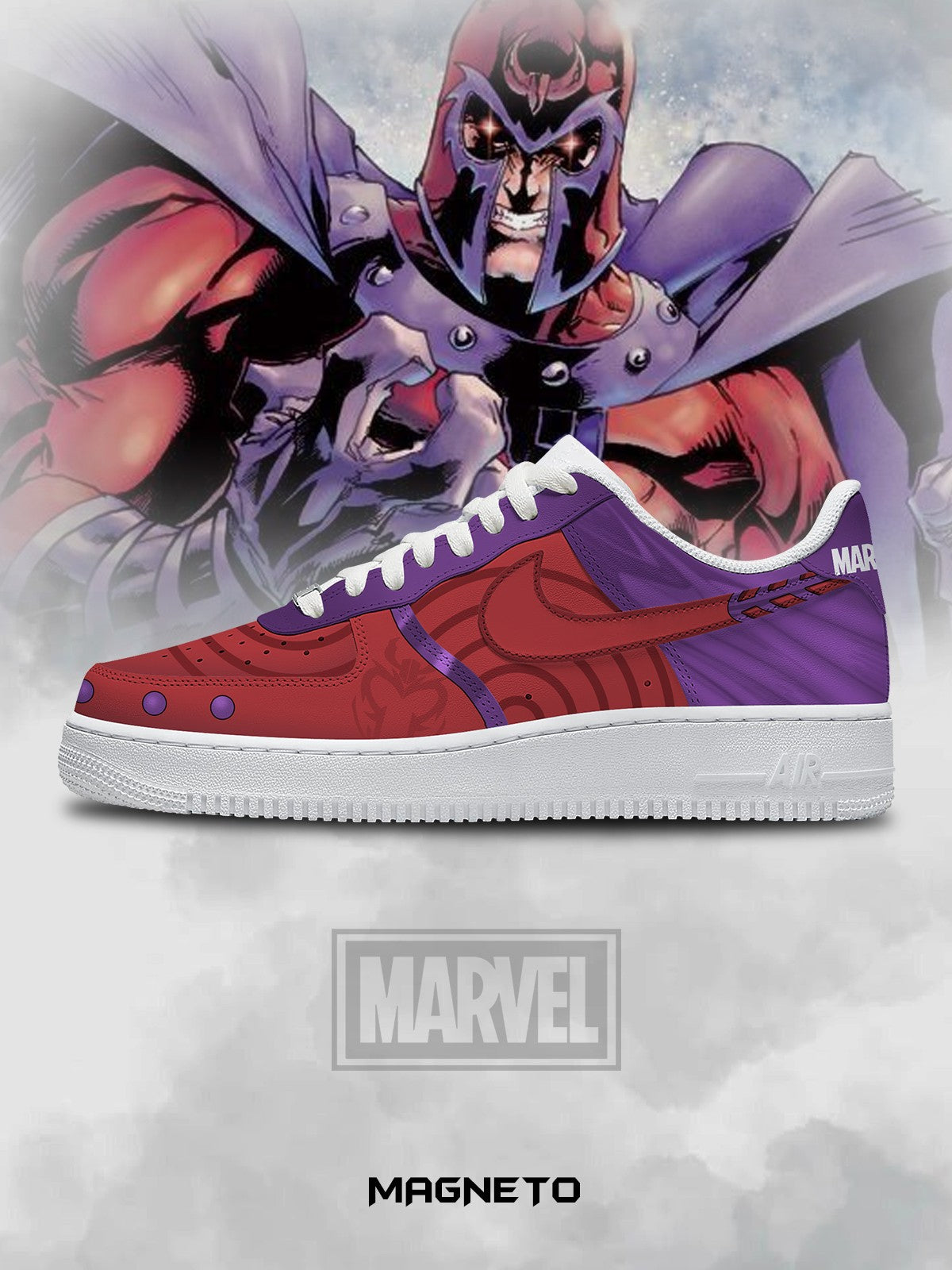 Magneto V.1 Custom Air-Style Sneakers