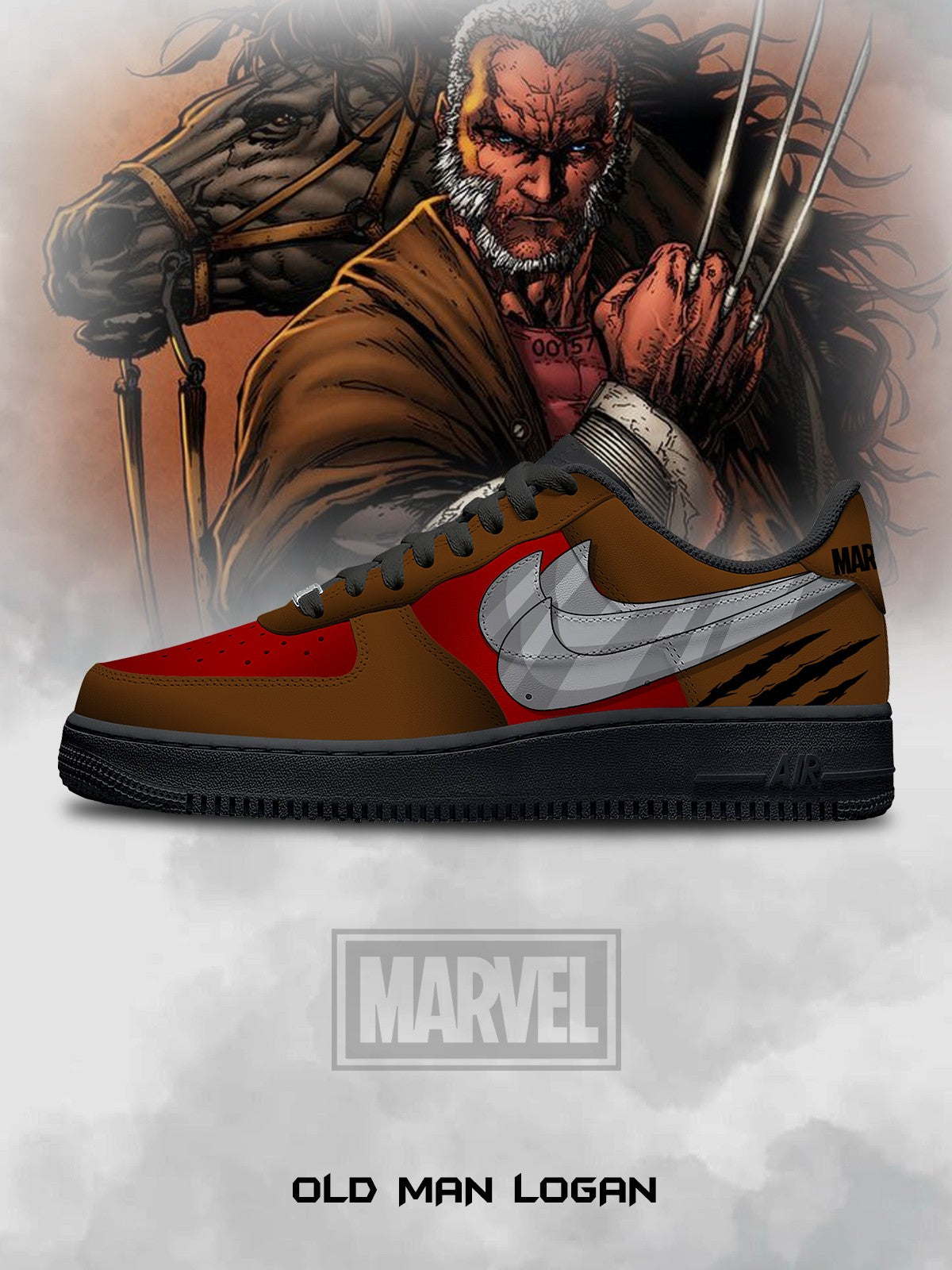 Old Man Logan V.1 Custom Air-Style Sneakers