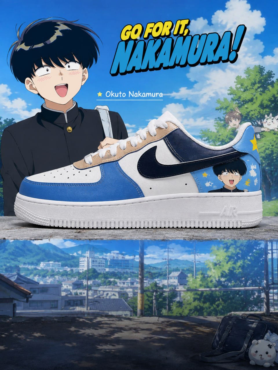 Okuto Nakamura V.1 Custom Air-Style Sneakers