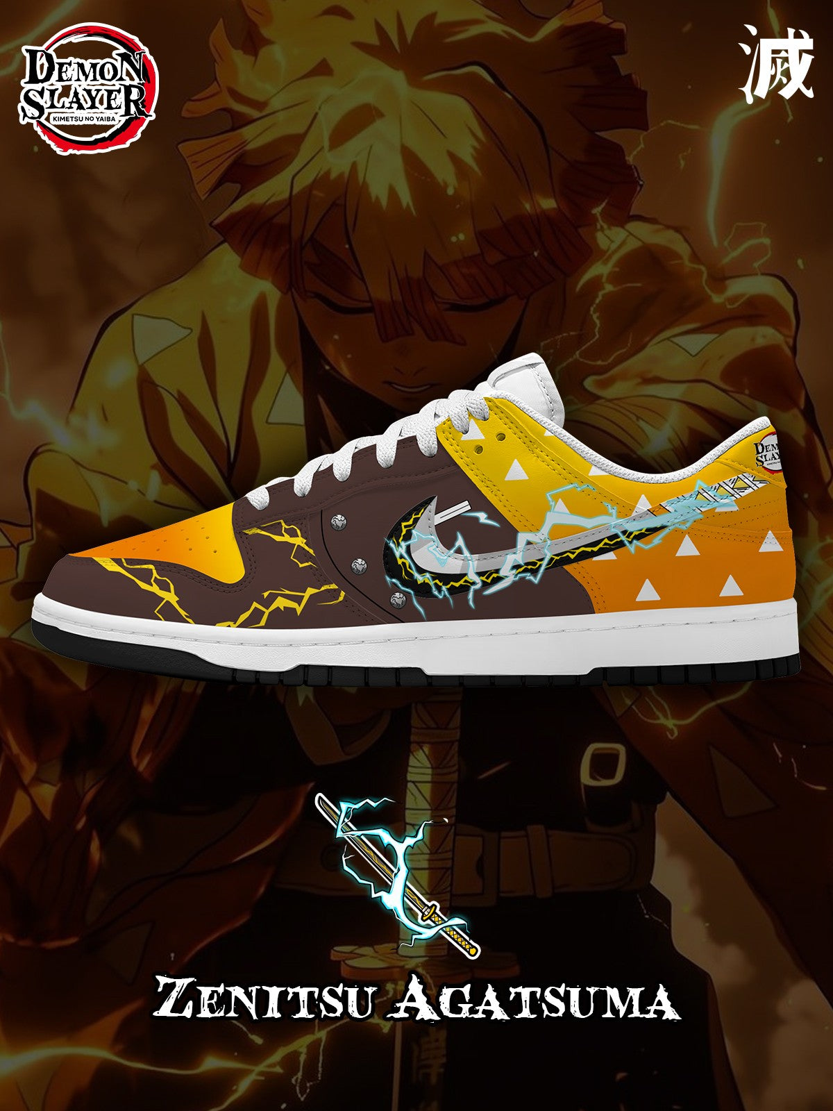 Zenitsu V.5 Custom Court-Low Sneakers