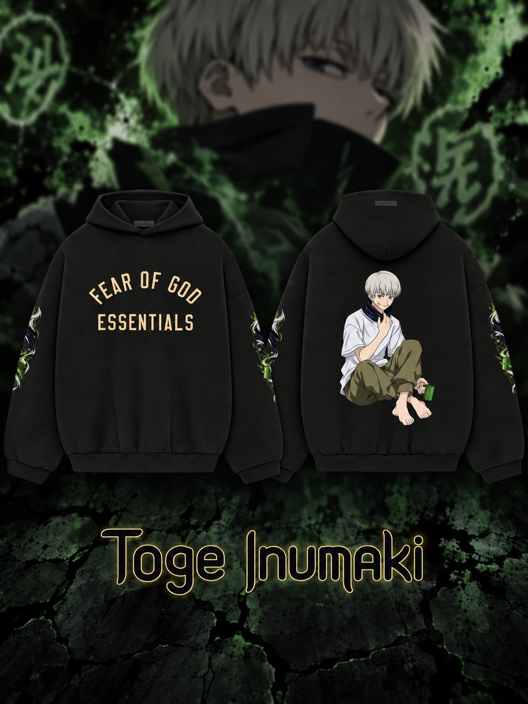 ‌Toge Inumaki V.1 Custom Ess. Hoodie