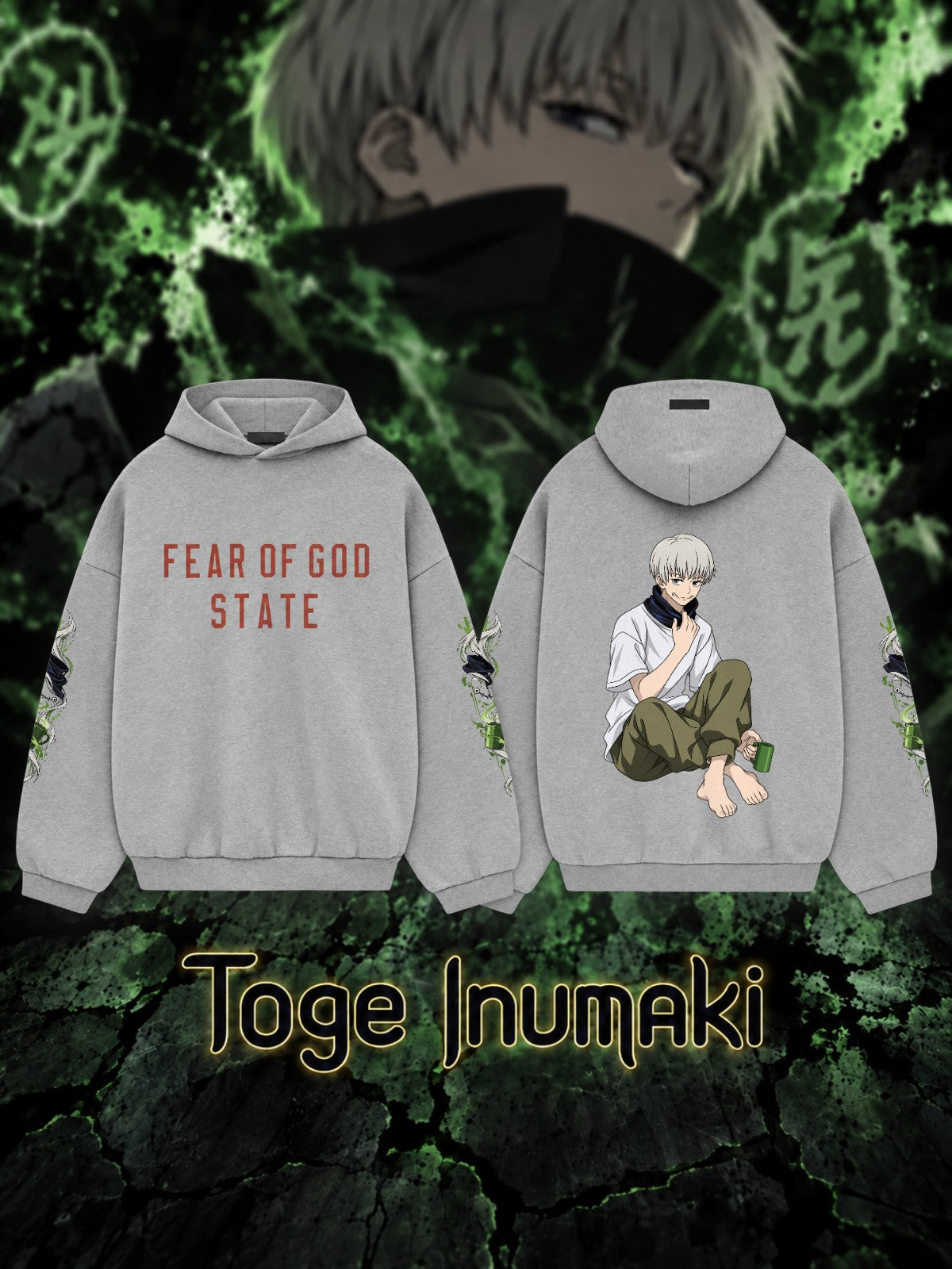 ‌Toge Inumaki V.1 Custom Ess. Hoodie