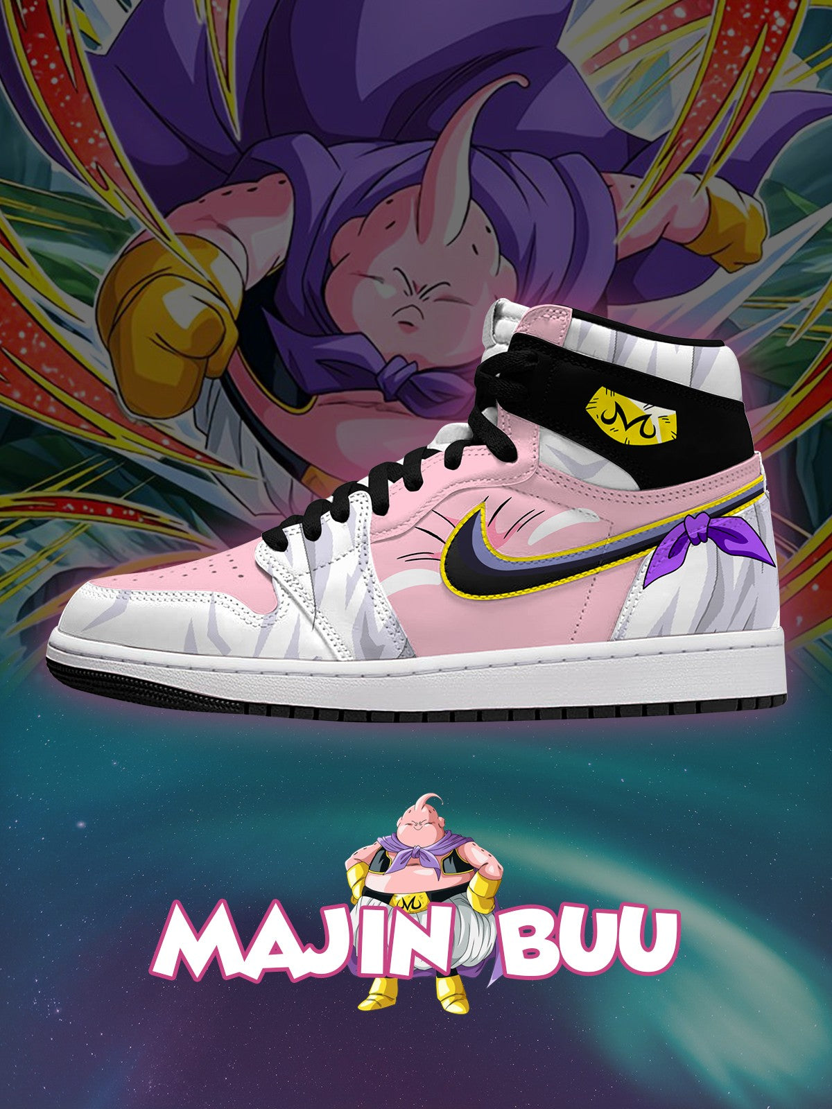 Majin Buu V.1 Custom High-Top Sneakers