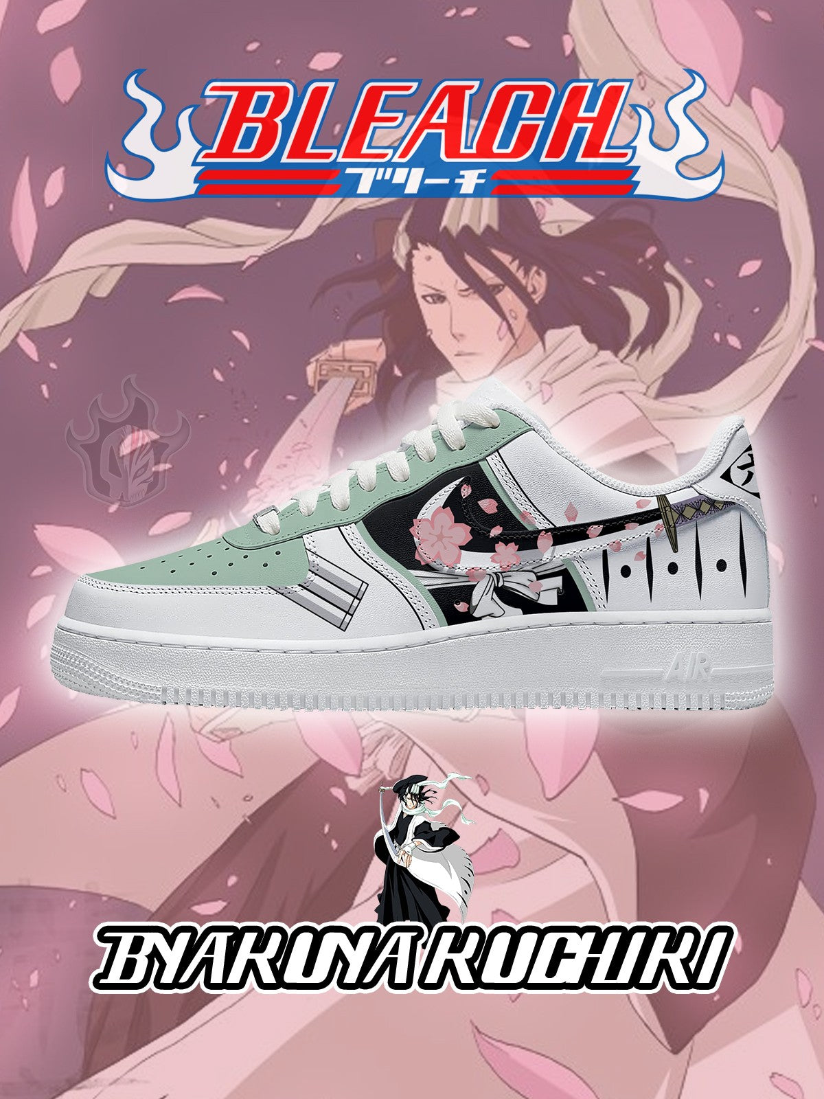 Byakuya Kuchiki V.2 Custom Sneakers