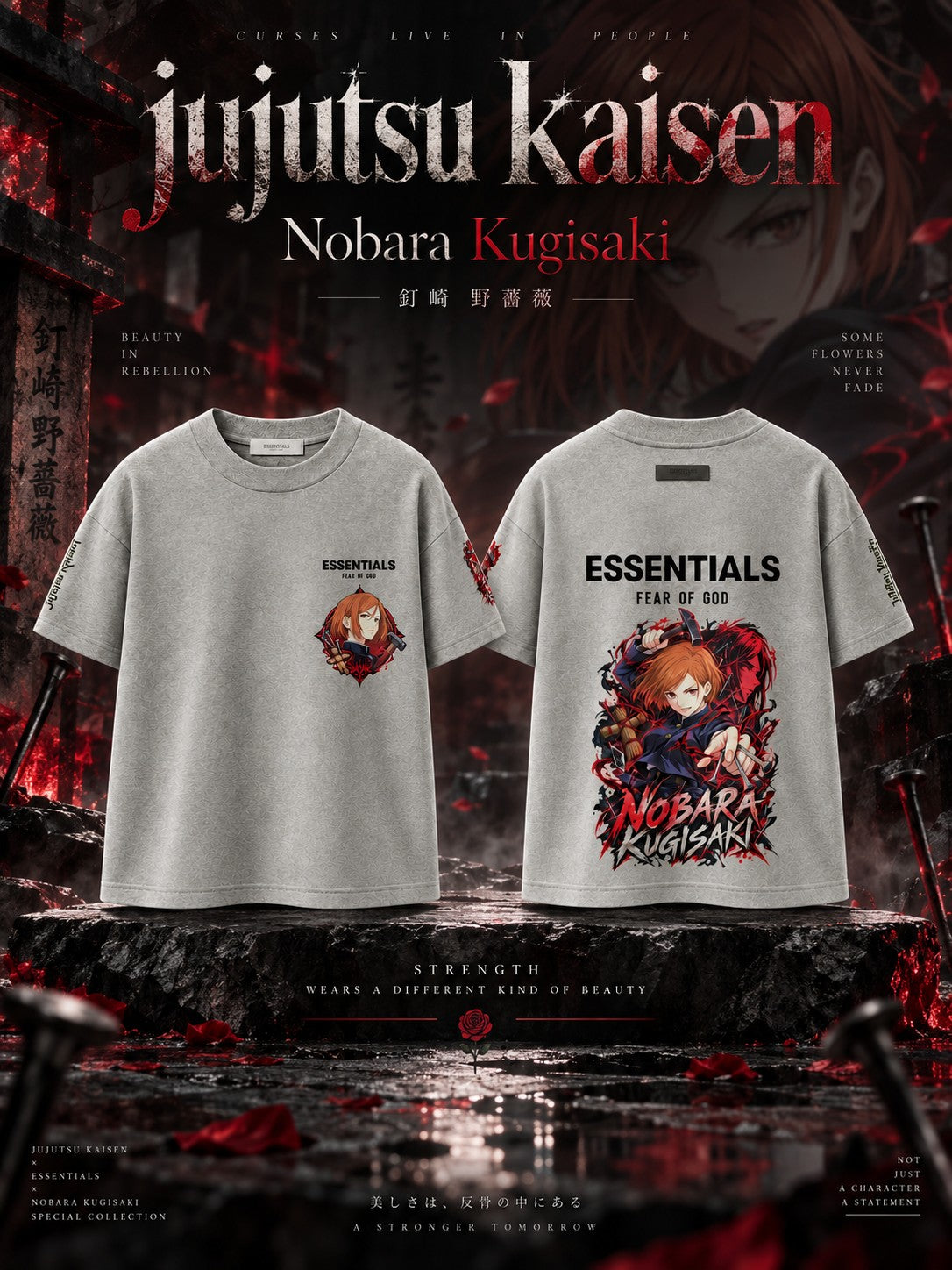 Nobara Kugisaki V.1 Custom Ess. T-Shirt