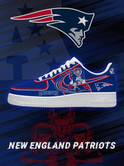 New England Football V.2 Custom Air-Style Sneakers