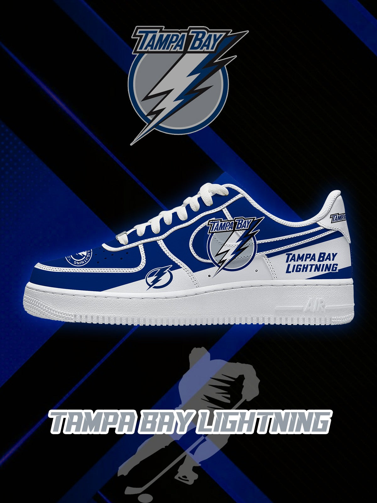 Tampa Bay Hockey V.2 Custom Air-Style Sneakers