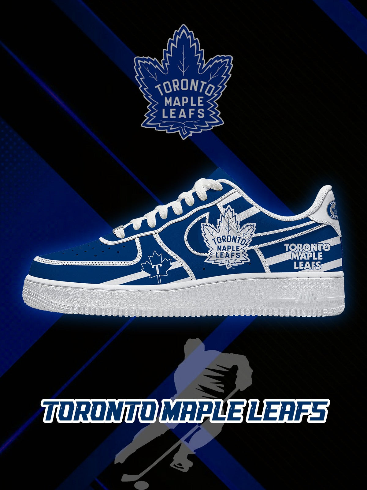 Toronto Hockey V.2 Custom Air-Style Sneakers