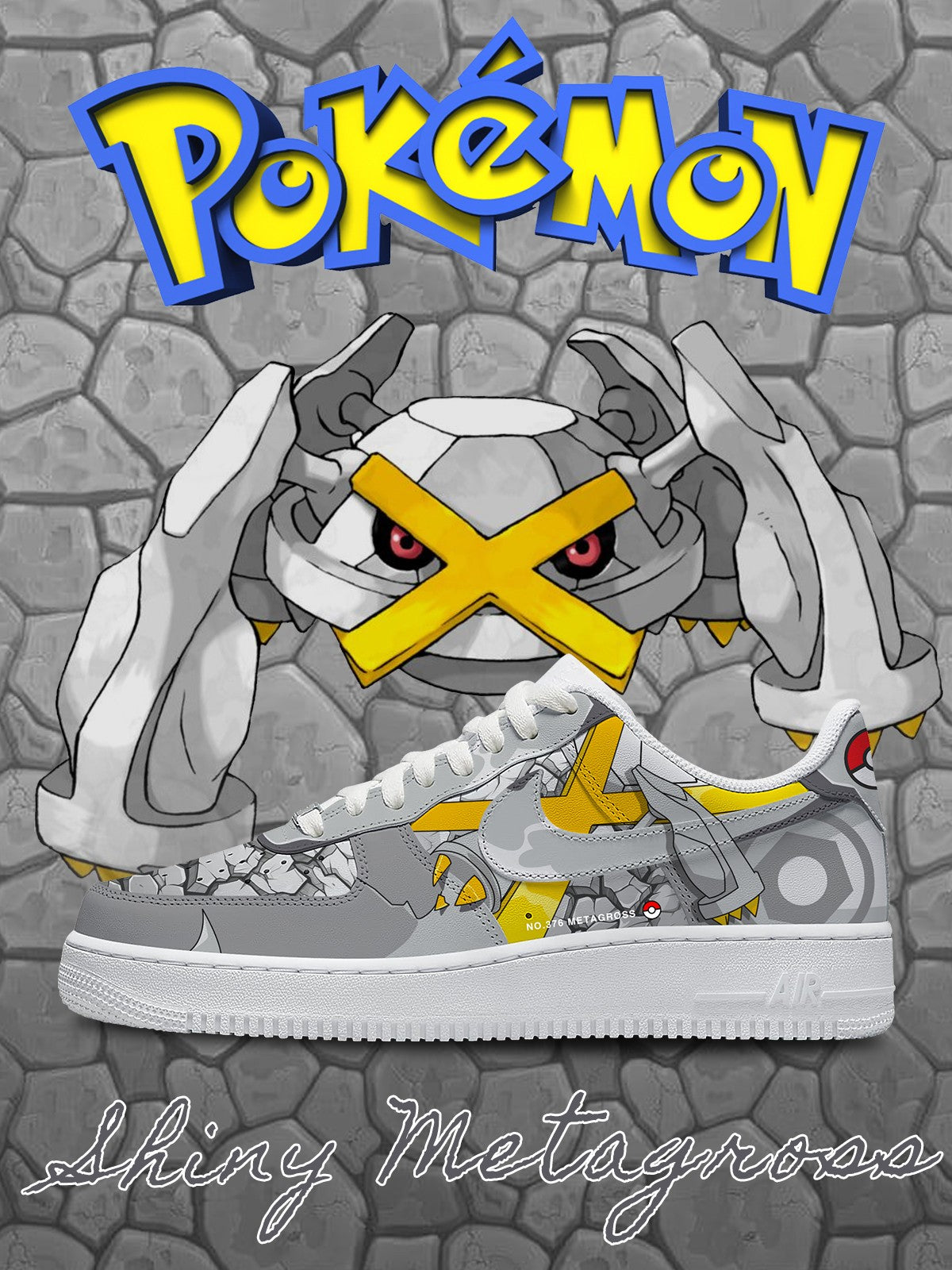 Shiny Metagross V.2 Custom Air-Style Sneakers