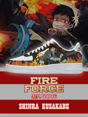 Shinra Kusakabe V.1 Custom Sneakers