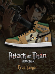 Eren Yeager V.1 Custom High-Top Sneakers