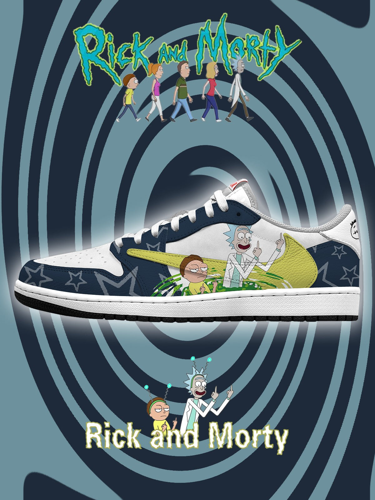 R und M V.2 Custom TS Low Sneakers