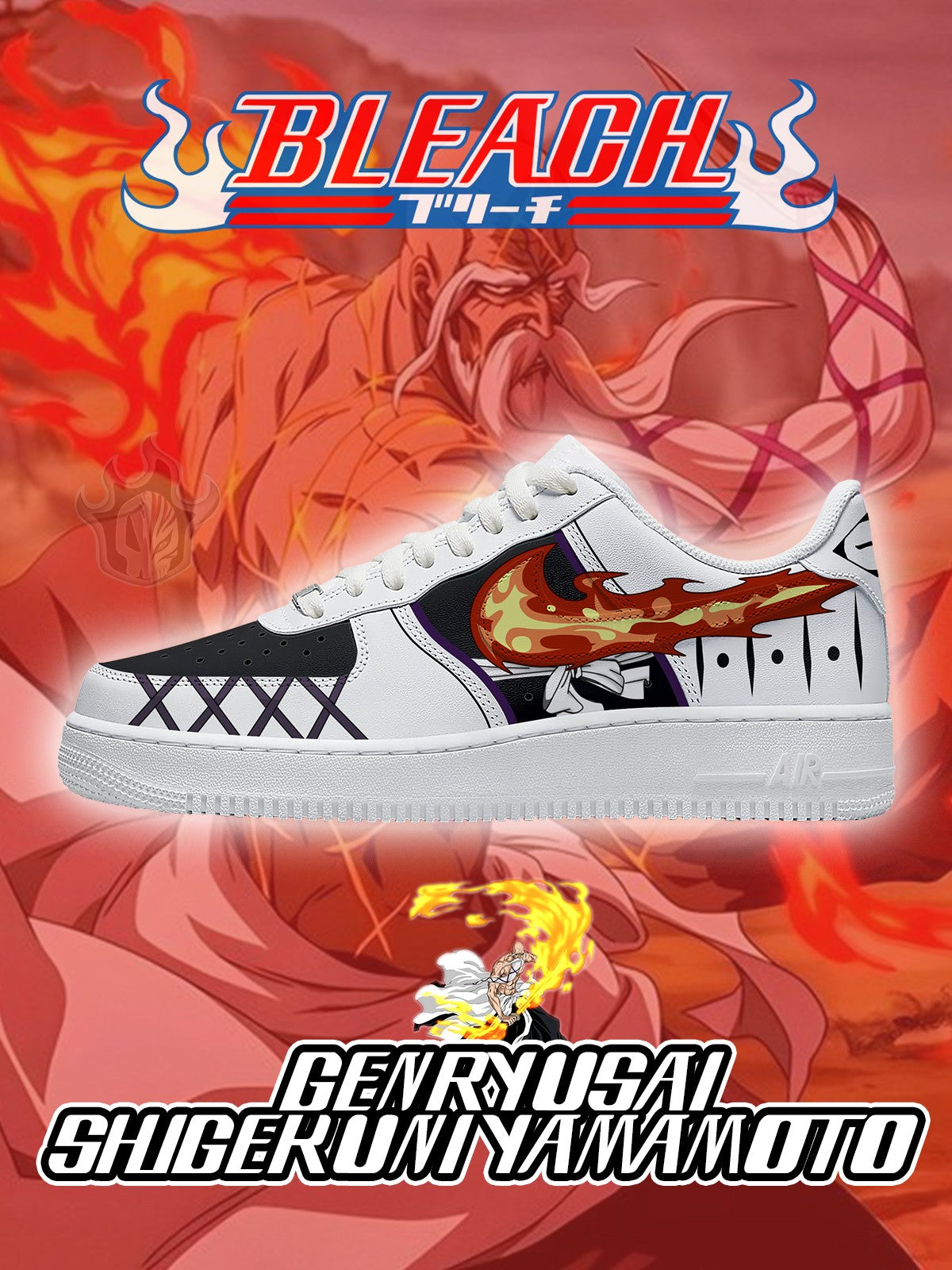 Genryusai Shigekuni Yamamoto V.2 Custom Sneakers
