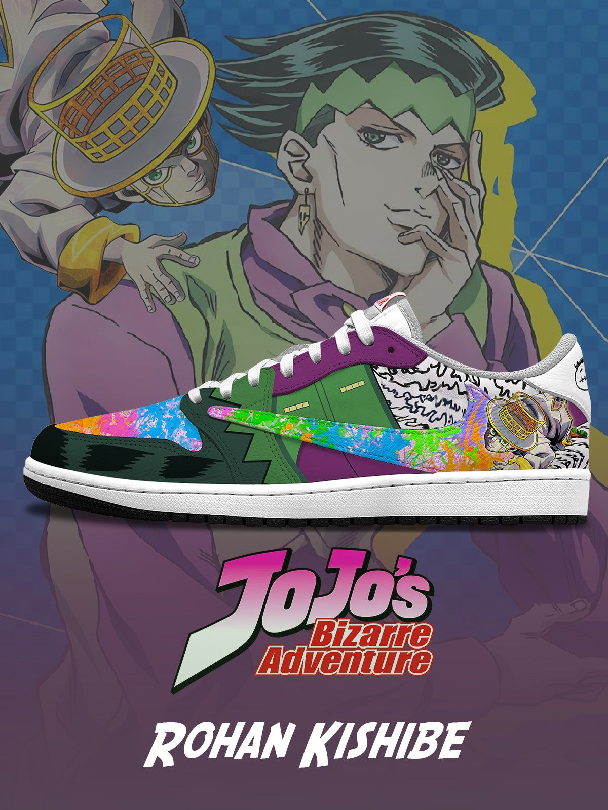 Rohan Kishibe V.2 Custom TS Low Sneakers