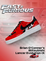 Brian O'Conners Lancer Evolution IX Custom Sneakers