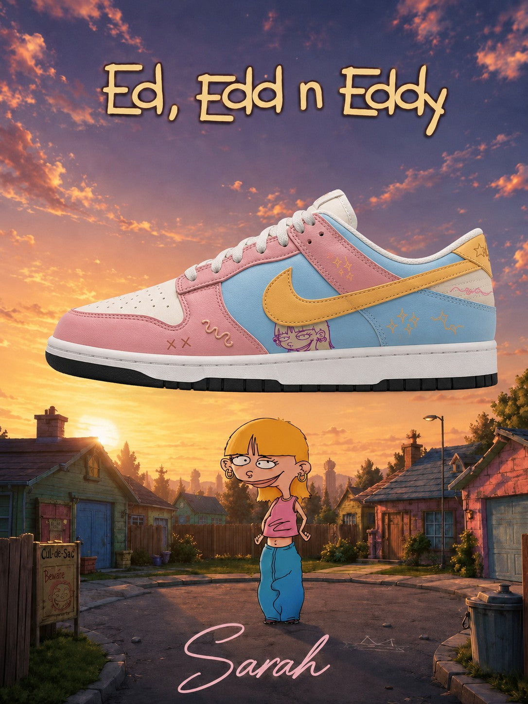 Sarah V.1 Custom SB-Style Sneakers