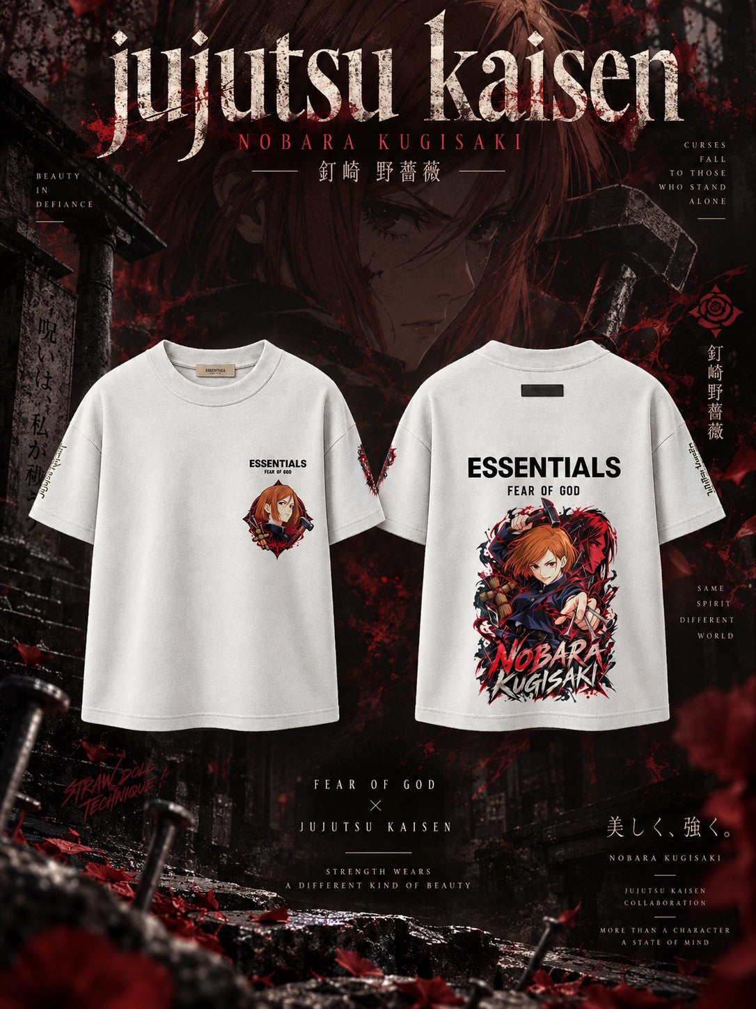 Nobara Kugisaki V.1 Custom Ess. T-Shirt