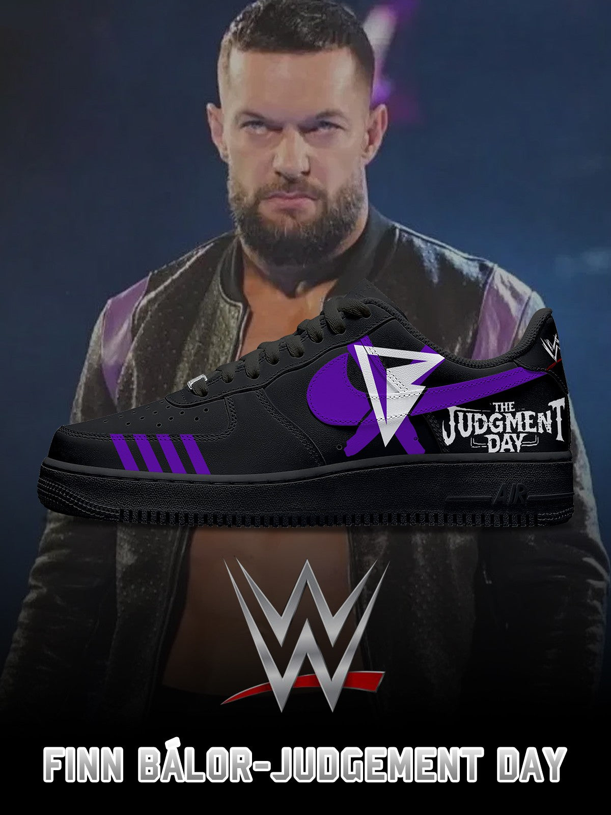 Finn Bálor-Judgement Day V.1 Custom Air-Style Sneakers