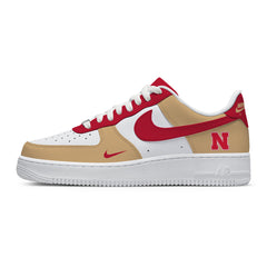 Nebraska College Custom Air-Style Sneakers