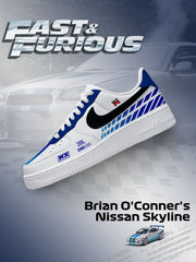 Brian O'Conners Skyline Custom Sneakers