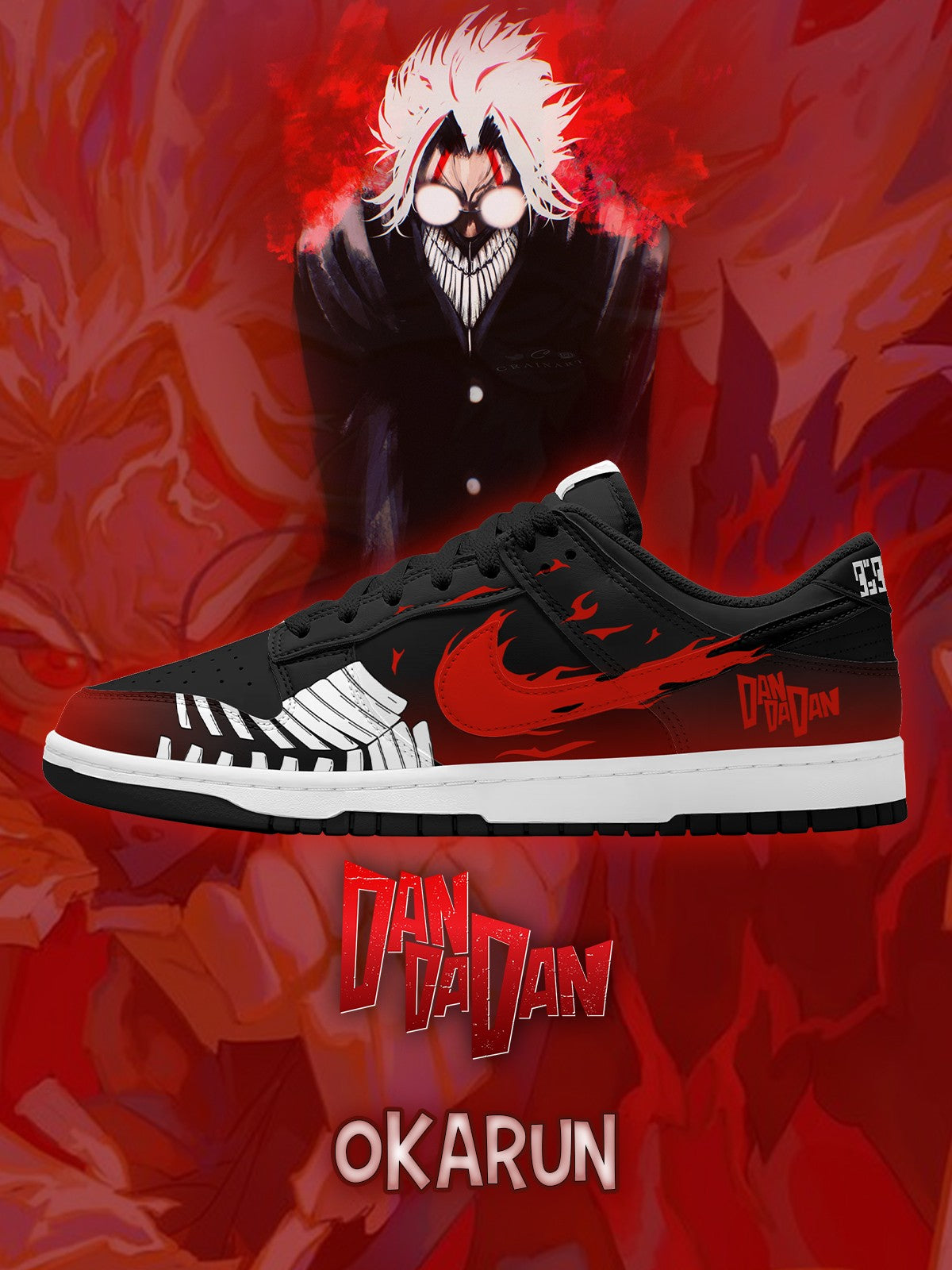 Okarun V.7 Custom Court-Low Sneakers