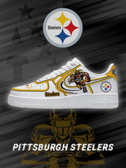 Pittsburgh Football V.2 Custom Air-Style Sneakers