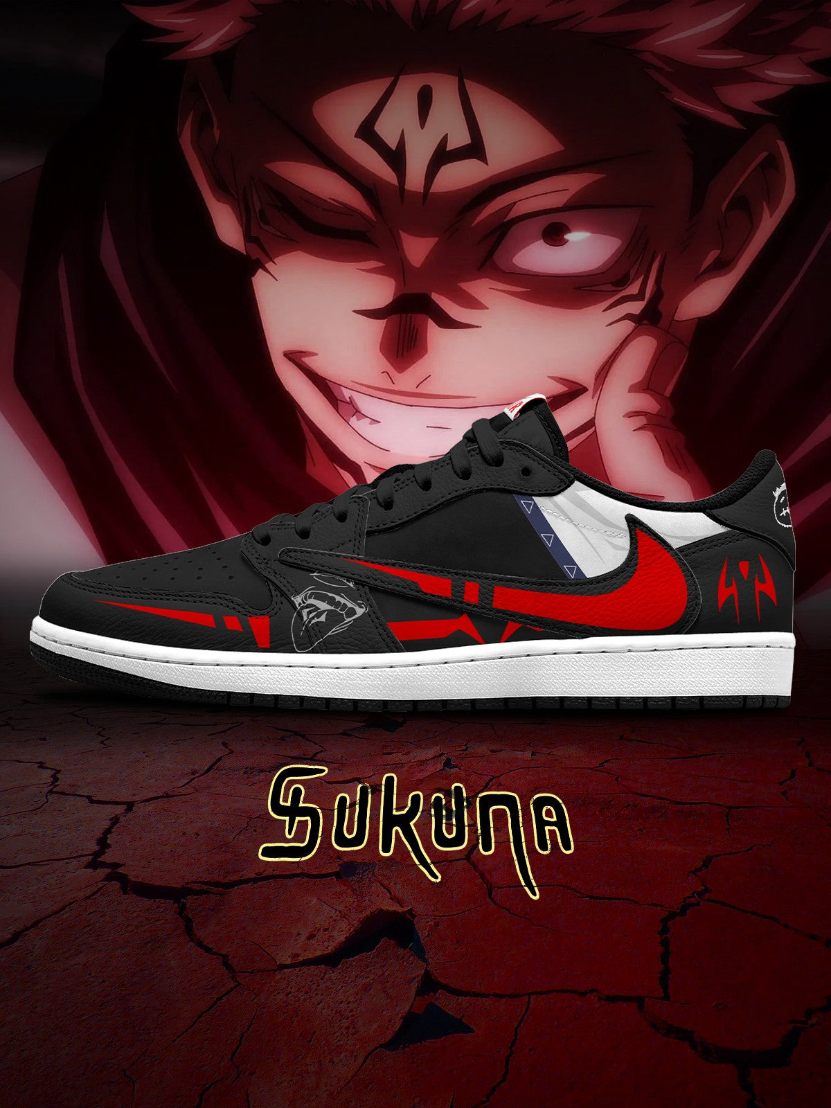 Ryomen Sukuna V.5 Custom TS Low Sneakers
