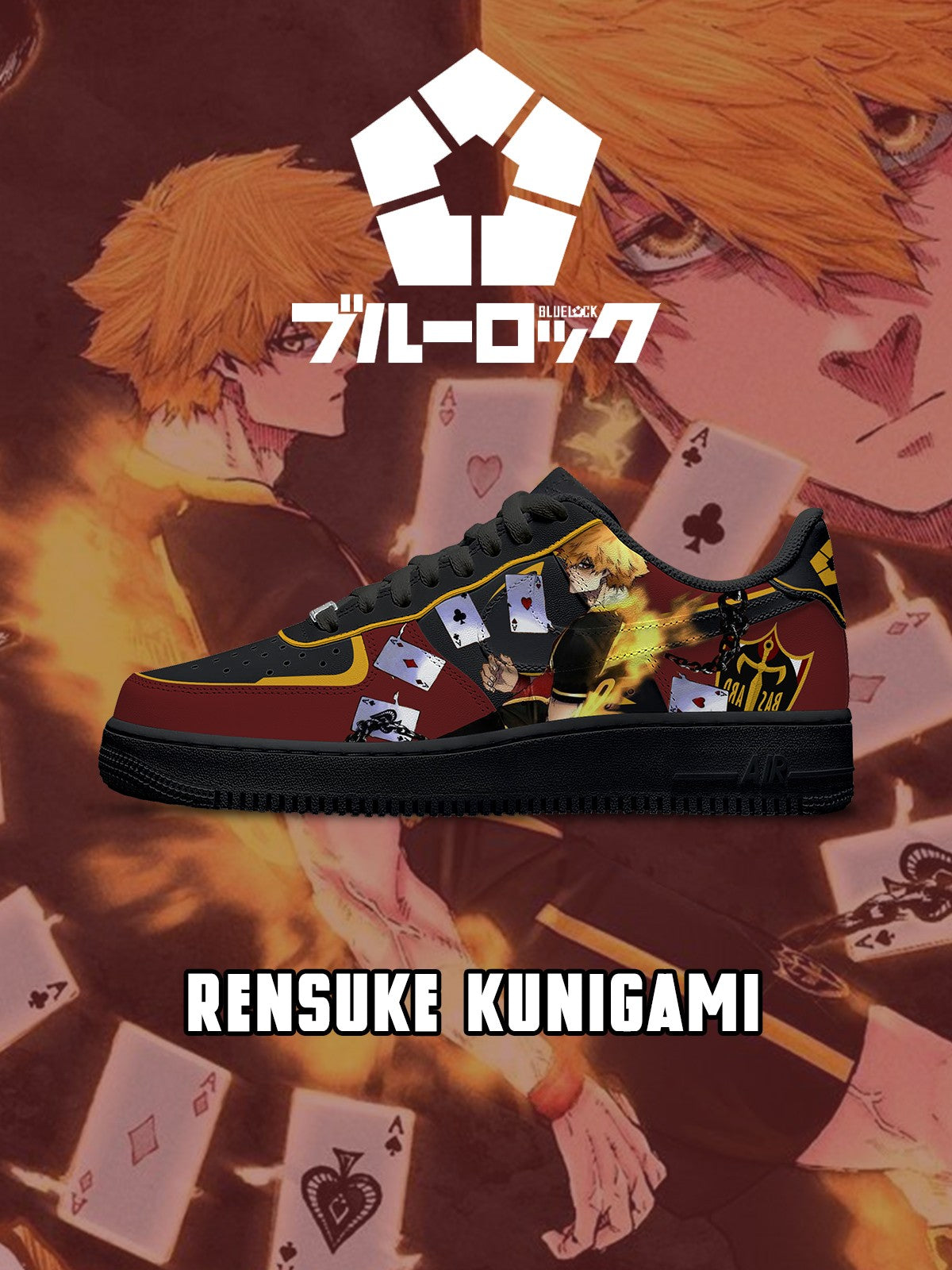 Rensuke Kunigami V.4 Custom Sneakers