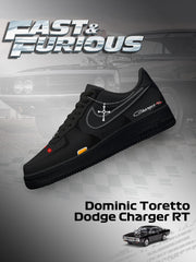 Dominic Toretto Charger RT Custom Sneakers