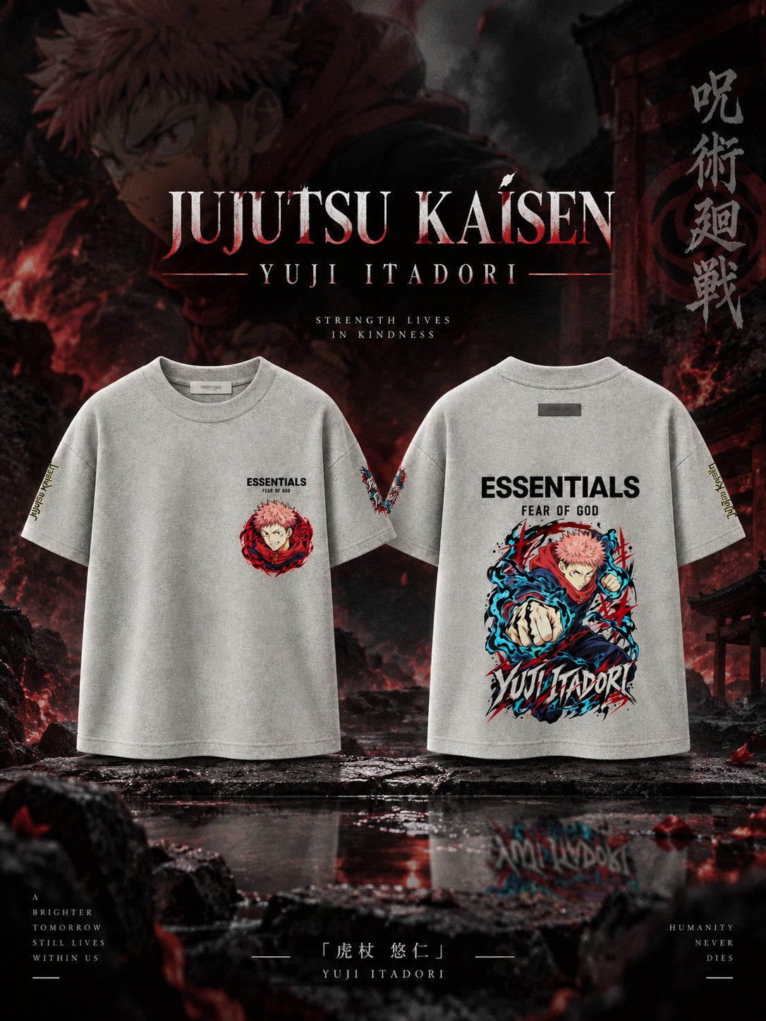 Yuji Itadori V.1 Custom Ess. T-Shirt