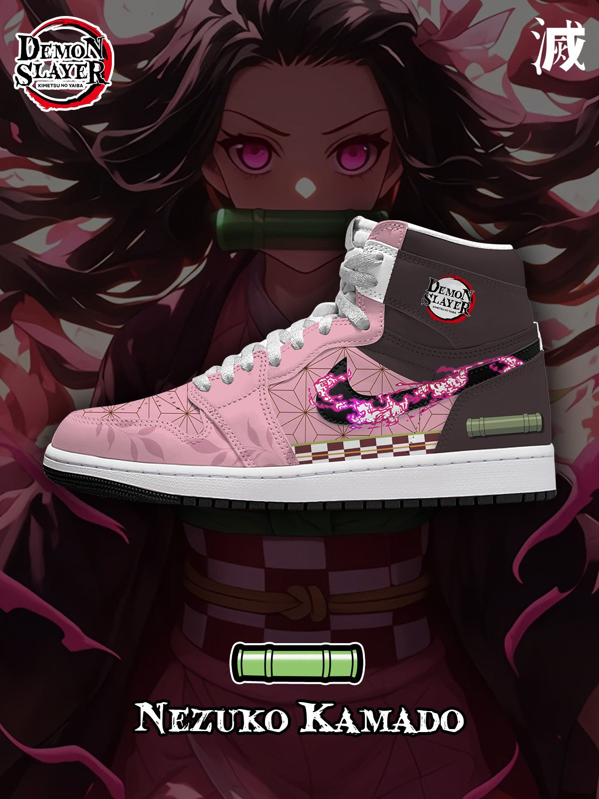 Nezuko V.5 Custom High-Top Sneakers