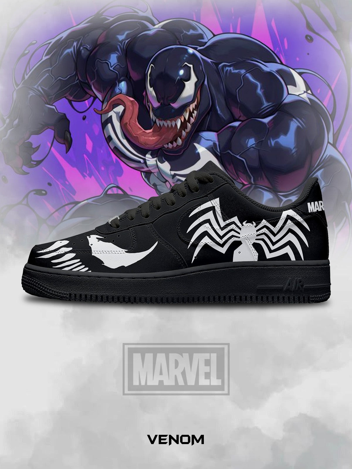 Venom V.1 Custom Air-Style Sneakers