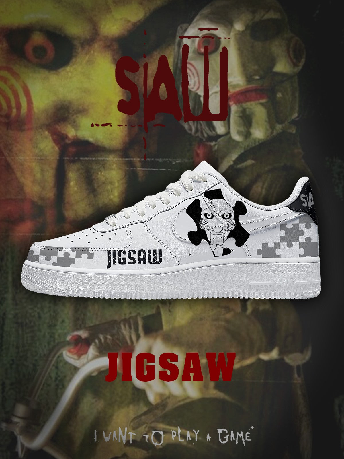 Jigsaw V.2 Custom Sneakers