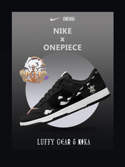 Luffy Gear 5 Nika V.2 Custom Court-Low Sneakers