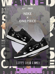 Luffy Gear 5 Nika V.3 Custom Court-Low Sneakers