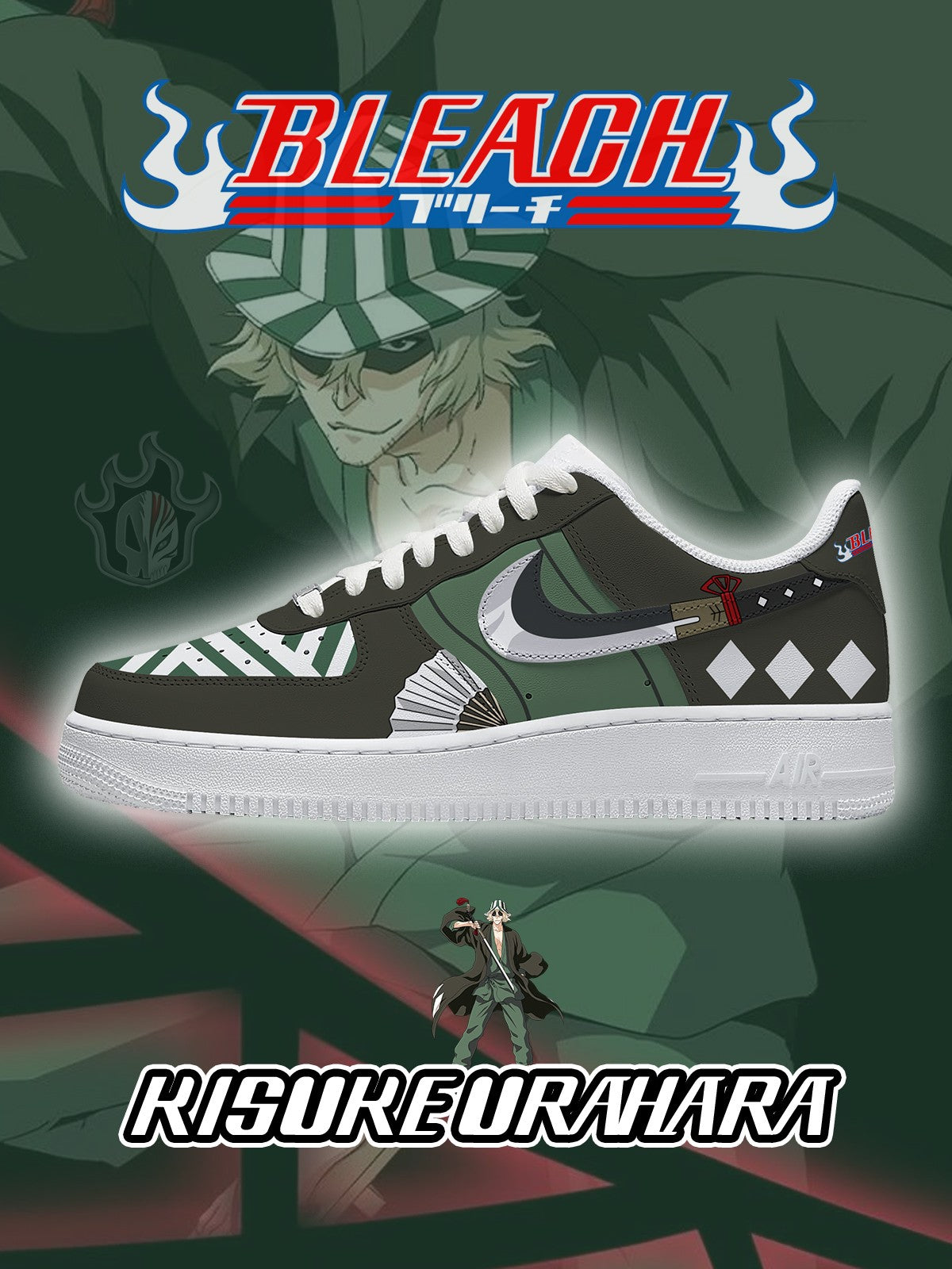 Kisuke Urahara V.2 Custom Sneakers