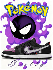 Gastly V.1 Custom Court-Low Sneakers