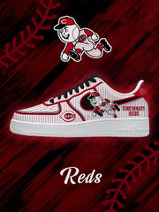 Cincinnati Baseball V.2 Custom Air-Style Sneakers