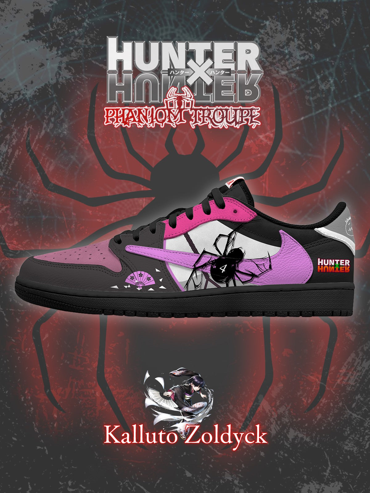 Kalluto Zoldyck V.1 Custom TS Low Sneakers